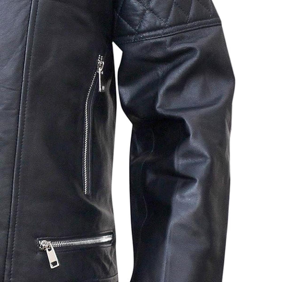 4-12.jpeg Giacca in pelle Brando con cerniera incrociata da uomo