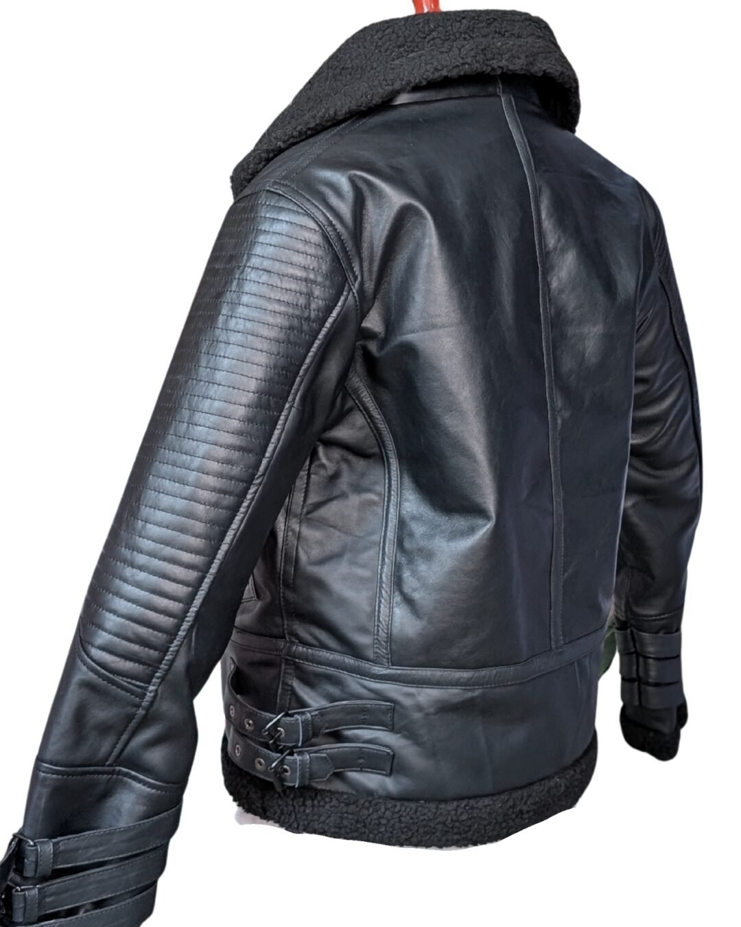 giacca in pelle di pecora nera b3 aviator giacca in pelle di pecora nera b3 aviator