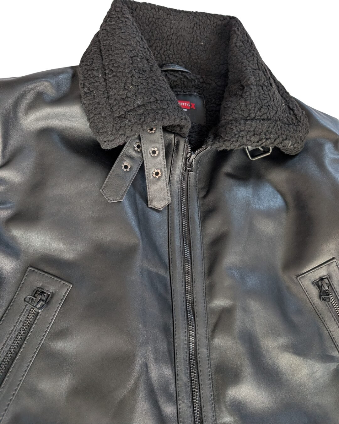 giacca in pelle di pecora nera b3 aviator giacca in pelle di pecora nera b3 aviator