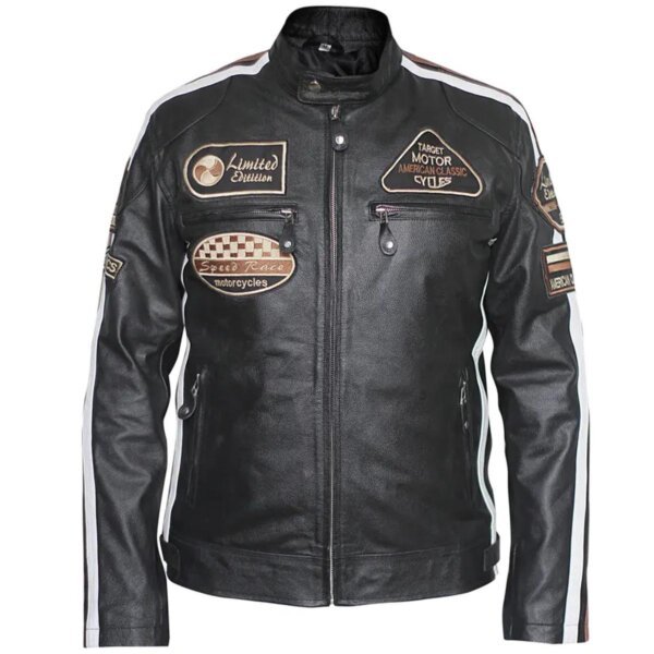 American-Classic-Urban-Motors-Black-Leather-Jacket-2-600x600-2.jpeg Giacca in pelle di pecora nera American Classic Urban Motors da uomo