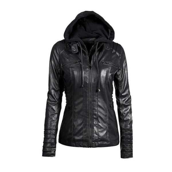 Black-Designer-Hooded-Motorcycle-Leather-Jacket-600x600-1.jpg Giacca da motociclista in pelle nera con cappuccio firmata
