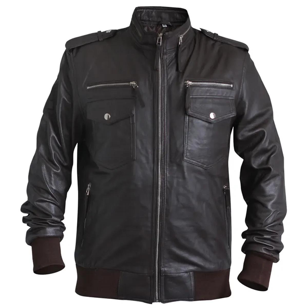 Brooklyn-Nine-Nine-Black-Biker-Leather-Jacket-For-Mens.jpeg Giacca in pelle di pecora nera da motociclista per uomo