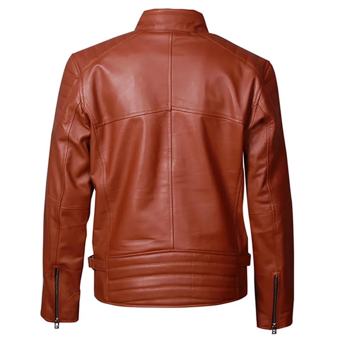 Cafe-Racer-Brown-Leather-Jacket-1.jpeg Giacca in pelle da motociclista in stile retrò marrone Cafe Racer