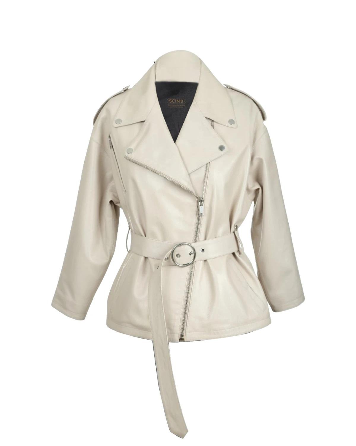 Cleo_Biker_Leather_Jacket_49.jpeg Giacca da motociclista in pelle di pecora bianca Cleo da donna