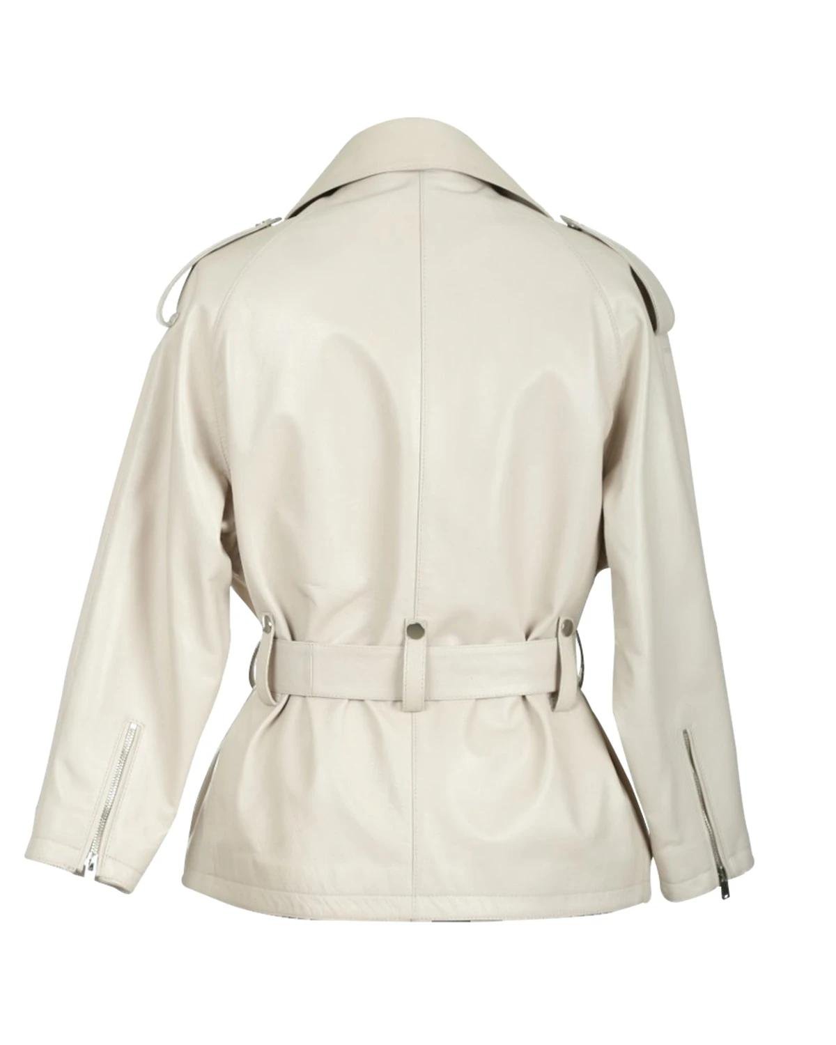 Cleo_Biker_Leather_Jacket_91.jpeg Giacca da motociclista in pelle di pecora bianca Cleo da donna