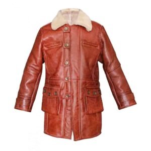 Cappotto invernale in pelliccia di pecora di Dark Knight Rises