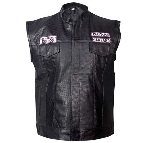 M.C-Ezekiel-Reyes-Black-Vest-Mayan-Black-leather-vest-600x600-2.jpeg Gilet in pelle di pecora nera da uomo
