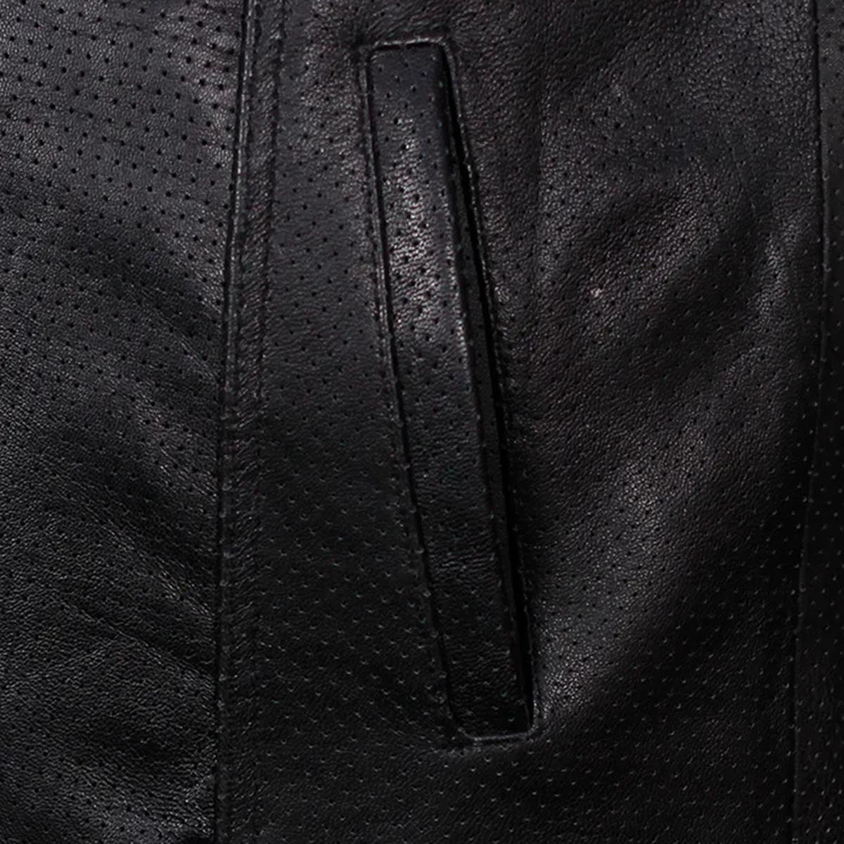 Mayans-M.C-S05-Ezekiel-Reyes-Vest.jpeg Gilet in pelle di pecora nera da uomo