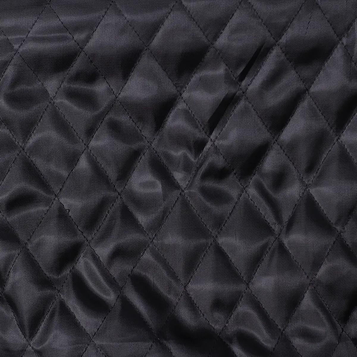 Mens-Biker-Black-Padded-Leather-Jacket.jpeg Giacca da motociclista in pelle con design a diamante nero da uomo