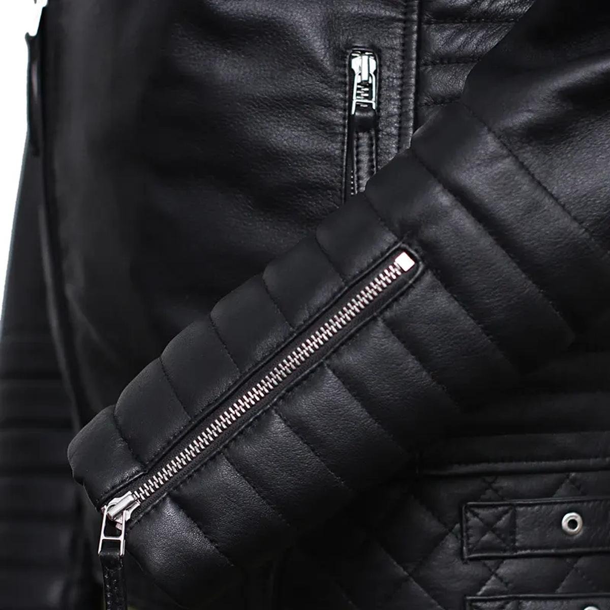 New-Fashion-Men-Leather-Jacket.jpeg Giacca da motociclista in pelle con design a diamante nero da uomo