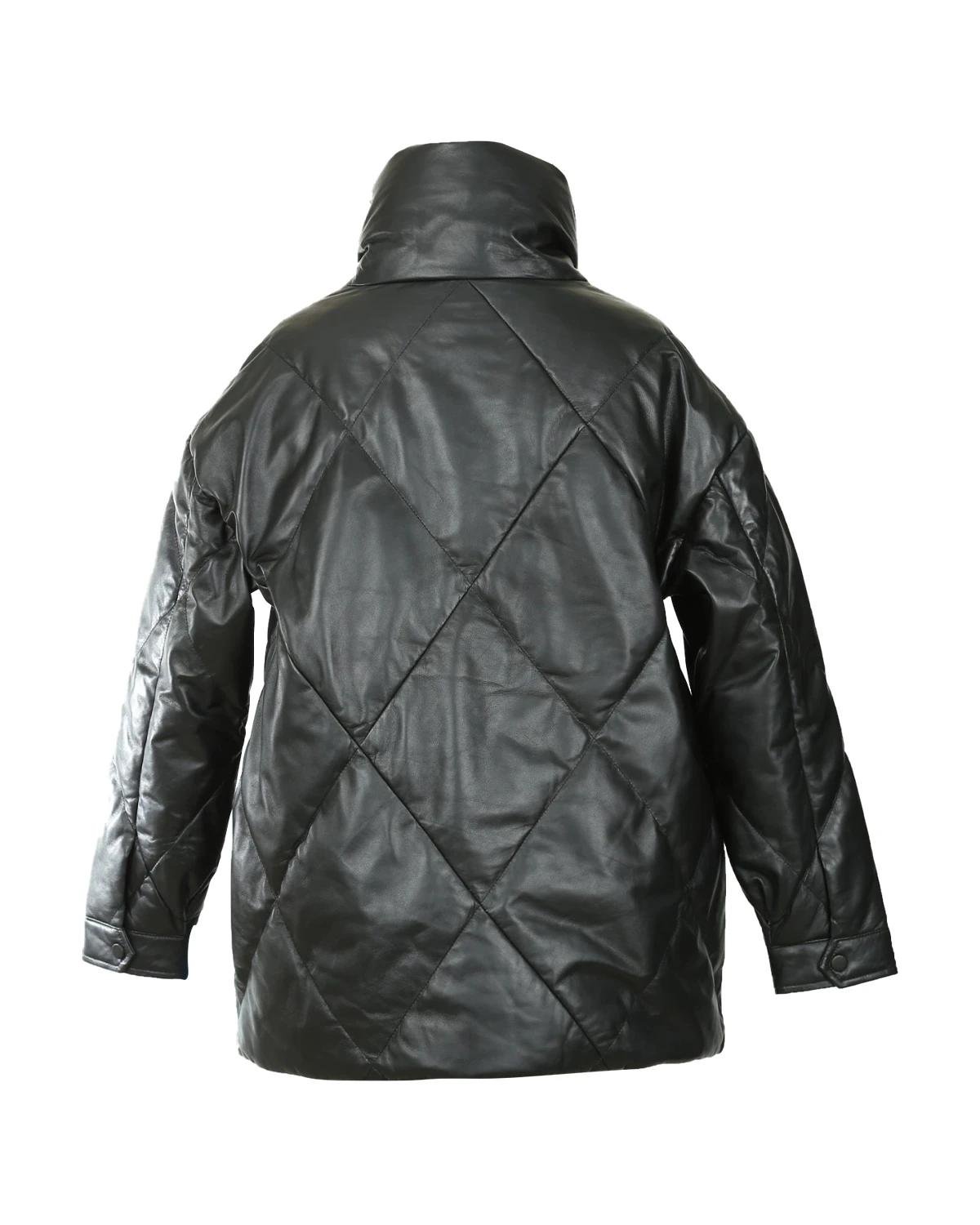 Olivia_Quilted_Puffer_Leather_Coat_16.jpeg Cappotto trapuntato in pelle di pecora Olivia da donna