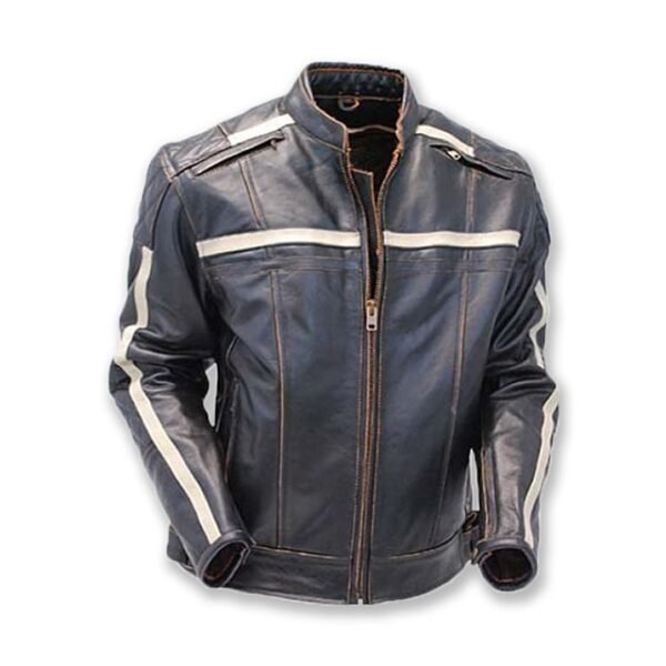 Retro-Cafe-Racer-Fashionable-Zip-Motorcycle-Grey-Leather-Jacket-600x600-1.jpg Giacca in pelle grigia da motociclista vintage, stile Café Racer retrò