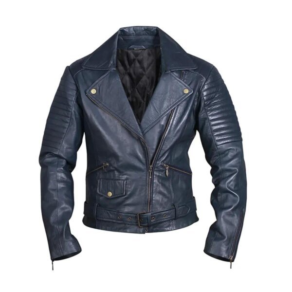 Womens-Classic-Motorcycle-Leather-Jacket-600x600-2.jpeg Giacca da motociclista classica in pelle da donna
