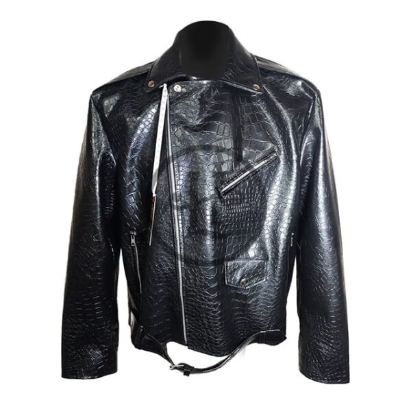 crocodile-embosses-biker-style-leather-jacket-600x600-1.jpg Giacca in similpelle stile motociclista con stampa coccodrillo