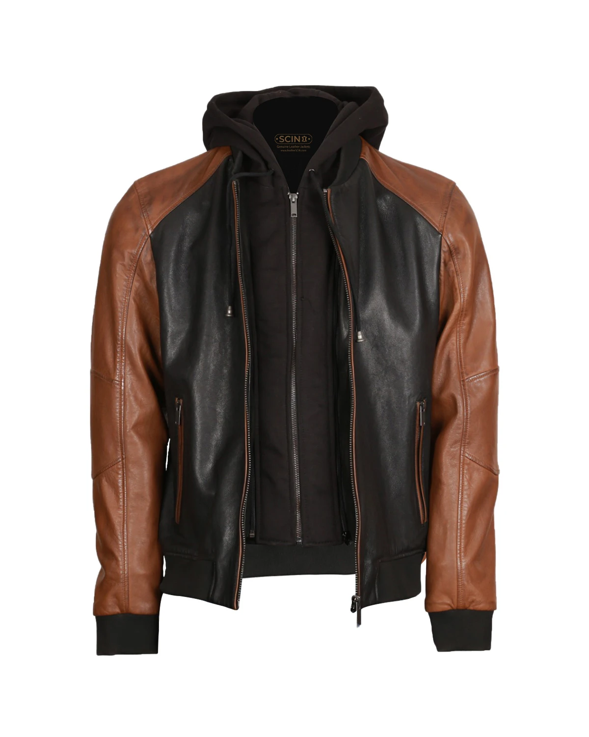 men-twin-color-leather-jacket-open.webp Giacca in pelle bicolore da uomo