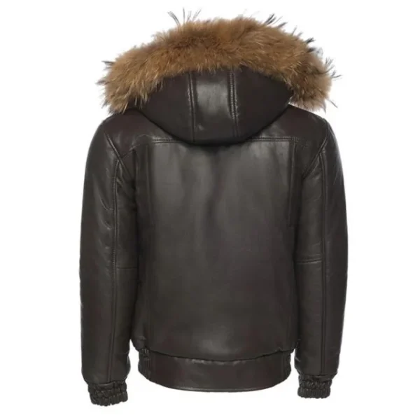 mens-brown-bomber-leather-jacket-with-hood-back-600x600-1.webp Giubbotto bomber in pelle marrone da uomo con cappuccio