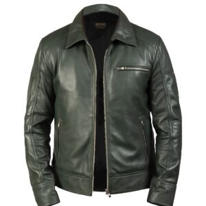 Giacca in pelle Morris Biker