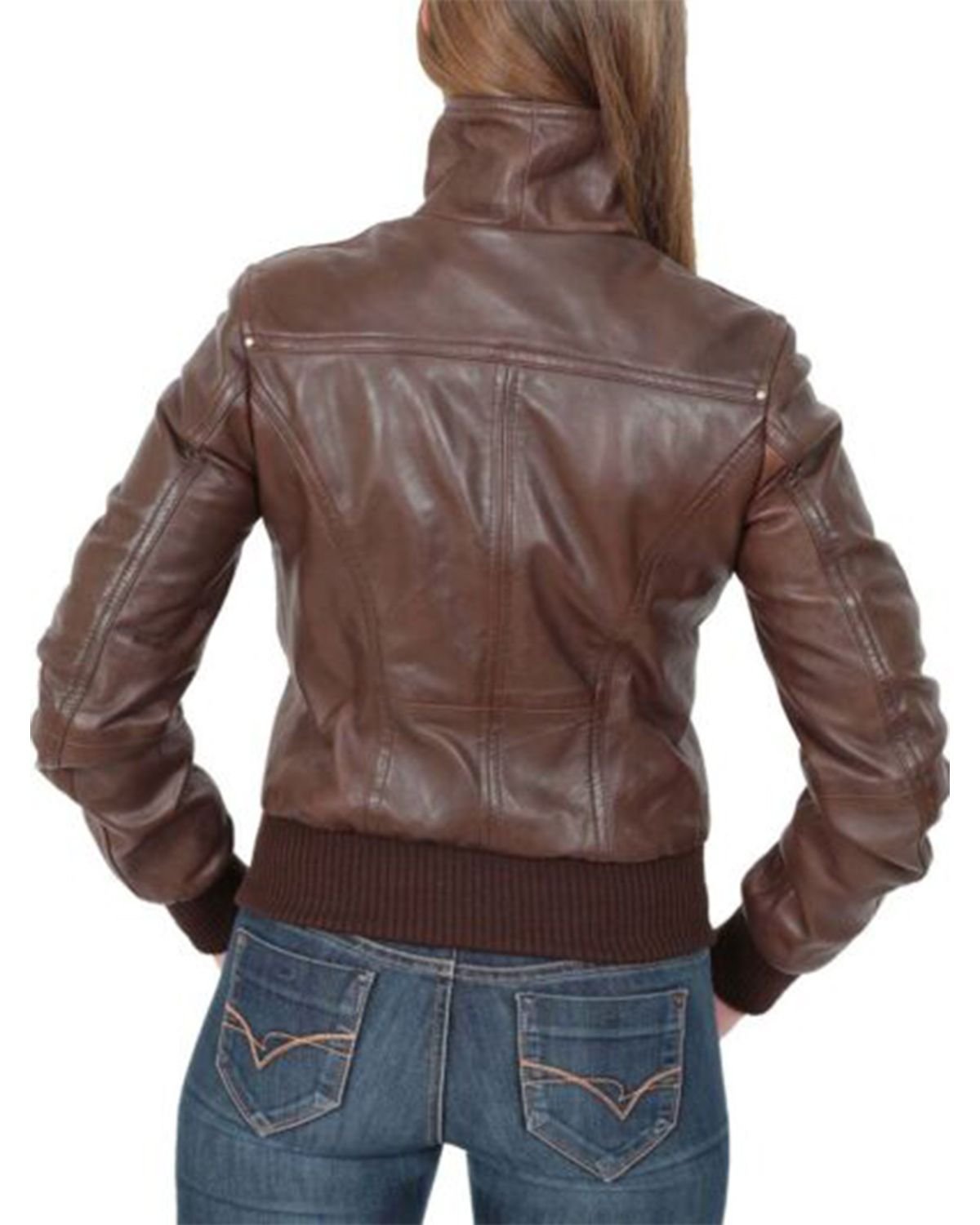 scin-13109w-brown-back.jpg Giacca in pelle Alma Classic Bomber