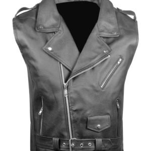 Gilet in pelle classico Jim