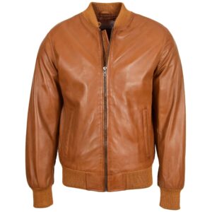 BUNERI Ryan MA-1 Bomber in Vera Pelle Cuoio