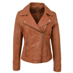 BUNERI Biker Pelle Morbida Lola Cuoio Cross-Zip